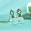 Set of 2 Vintage-Style Clear Fan Pull Ceiling Fan Chain Pulls Crystal Prism 5