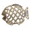Trivet de Peixe de Ferro Fundido, PadrãO Vintage Decorativo de 7,5 X 6 Polegadas para Panelas e Pratos Quentes com PéS de Borracha 10