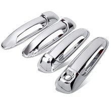 8 PièCes SéRies / Ensembles ABS Chrome 4 Portes PoignéE ExtéRieure Garnitures de Couverture pour 2002-2008 Ram 1500 2500 3500 Style de Voiture
