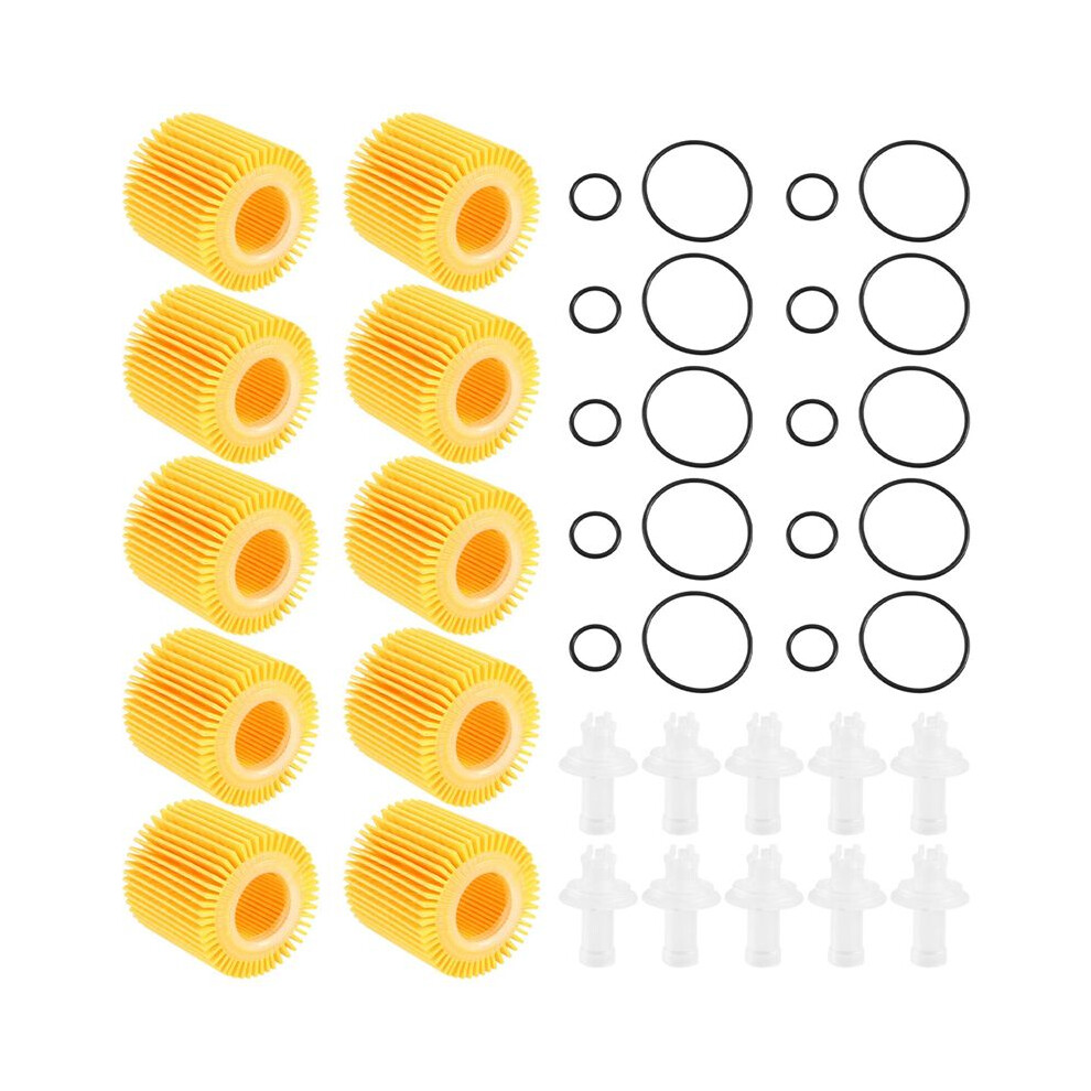10Pcs Car Engine Oil Filters For C-Hr 2018 2019 2.0L Vibe 2009-2010 Prius 1.8L Filters 04152Yzza6 4711380542337