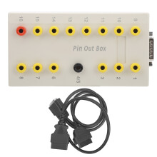 Bilstikdetektor, OBD2Breakout Box til realtidsdiagnostik, bilprotokoldetektor med fuld signaladgang, automatisk testboks til