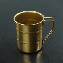 (Golden, 500ml) Taza Retro al aire libre, taza de café, creativa, Retro, Vintage, Camping, Picnic, taza de cerveza