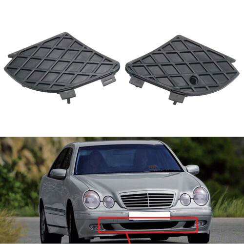 2108850153 Car Front Left Bumper Fog Light Cover Bezel Grille for   E-CLASS W210 E320 E430 E55 1999-2003 2
