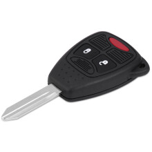 Nøglebrik med 3 knapper, udskiftningsfjernbetjening til Jeep Compass Patriot, 315 MHz, chip og batteri. Skal programmeres af forhandler eller