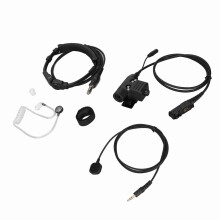 U94 PTT-Headset-Systemadapter für Motorola XiR P6600, DP2400, MTP3250, Schwarz