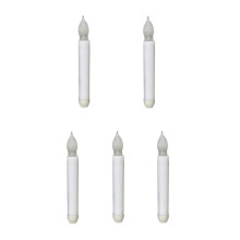5pcs 165mm Tall Battery Operated LED Candle Flameless Candle for Party