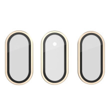 3 Stuks Gehard Glas voor Meta Quest 3 Cameralensbeschermer High Definition Voorlens Beschermfolie Antikras C
