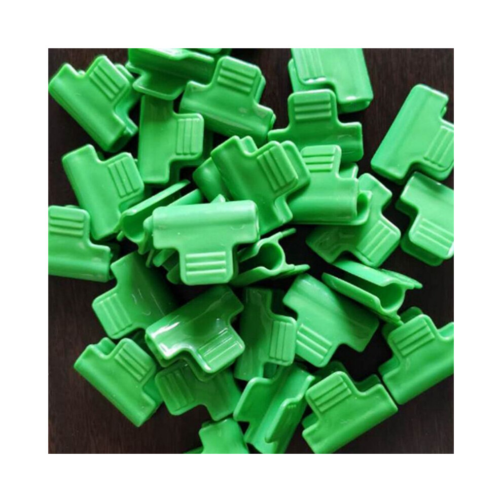 50Pcs Greenhouse Clamps,Pipe Clamps For 16Mm Plant Stakes,Row Cover Clips Garden Hoops Garden Clip 6031602025881