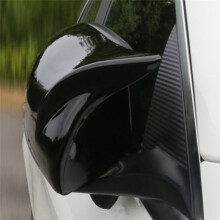 For W205 W213 W222 Gloss Black Horned Style Side Rear View Mirror Cover Trim A0998110122 A0998110222
