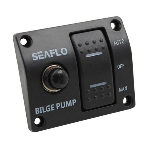 LäNspumpskontrollomkopplare Automatisk Pump Marine Panel  3-WAY  Panel för LäNspump