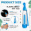 8 Pcs Summer  Sprays Bottle Set Pump  Personal Cooling Device Empty Plastic Sprays Bottles Water Refillable 6