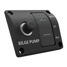 Bilge Pump Control Automatic Pump Marine Panel 3-WAY Panel for Bilge Pump