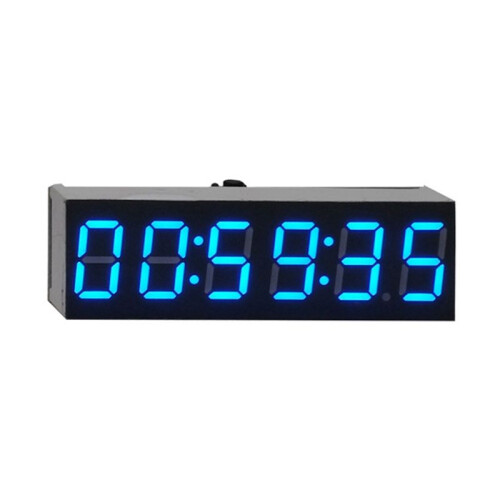 Relógio de 6 Bits de 0,36 Polegadas LED Relógio Eletrônico Digital W Módulo de Segundo Display Desligado Ajuste de Brilho da Memória -B