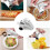 Râpe à Fromage 3 en 1, Râpe à Fromage de Jardin D'Olive à Manivelle, Râpe à Fromage à Main avec Poignée 3