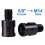 2pcs 5/8 Inch-11 to M14 Adapter Angle Grinder Thread Converter Adapter Shaft Connector for Diamond Core Drill Bits 10