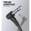 Guitar Patch Cable Guitar Effect Pedal Cables,Black 6 Pack 15cm 2