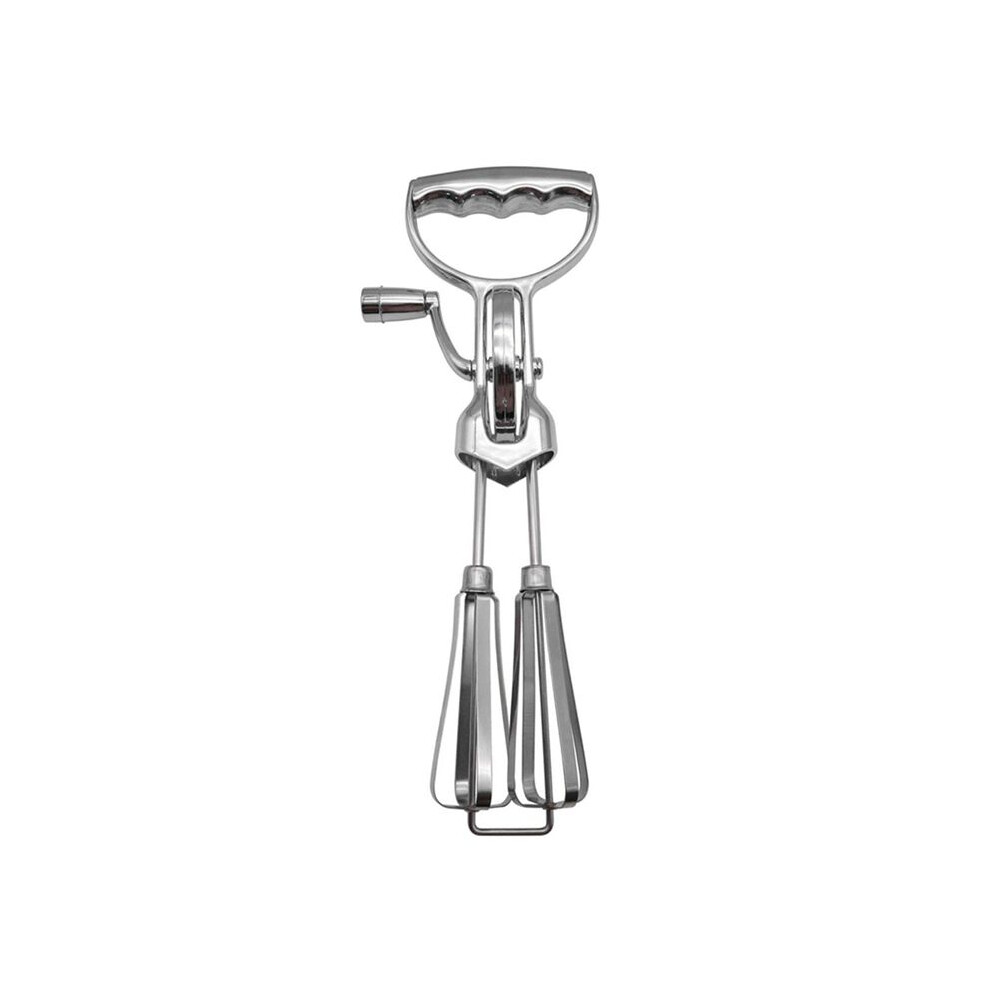 Semoic Hand Crank Egg Beaters,Handheld Double Stainless Steel Rotary Hand Whip Whisk