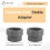 4Pcs Pool Umbrella Stabilizer Adapter Threaded Adapter Sleeves Pool Umbrella Stable Adapter Umbrella Holder 5