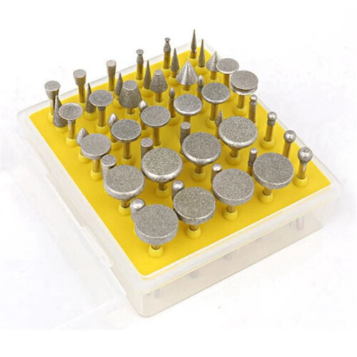 Diamond Grinding  Set 3mm Handle Grinding File Abrasive Rotary Tool Grinding  Diamond File 1