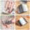 Protector de Dedos de Acero Inoxidable, Protector de Dedos Multifuncional, Protector de Dedos para Cortar Alimentos y Rebanar, Protector de Dedos 1