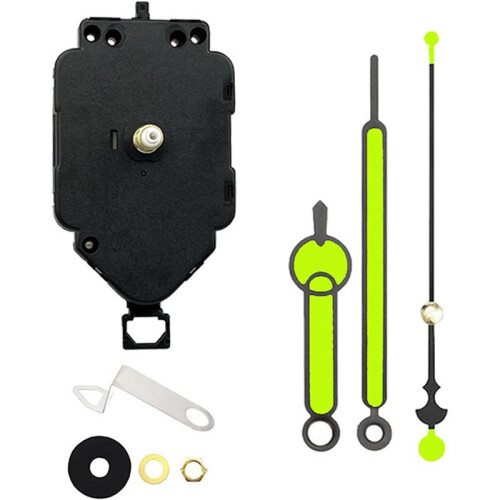 2 Set Quartz Clock Movement Kit Oscillating Movement + Luminous Pointer Clock Repair Parts Replacement Parts B 2