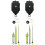 2 Set Quartz Clock Movement Kit Oscillating Movement + Luminous Pointer Clock Repair Parts Replacement Parts B 2