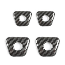 1Set 4Pcs for 5 Series G30 2018-2022 Car Door Lifter Door Lock Pin Cover Trim Sequins Decor Sticker
