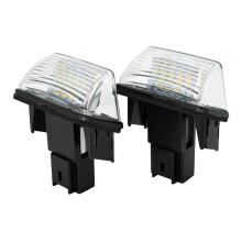 Conjunto de Luz de Matrícula 6340A3 para 206 207 306 307 308 406 407 5008 Luz LED de Matrícula de Xenón Partner