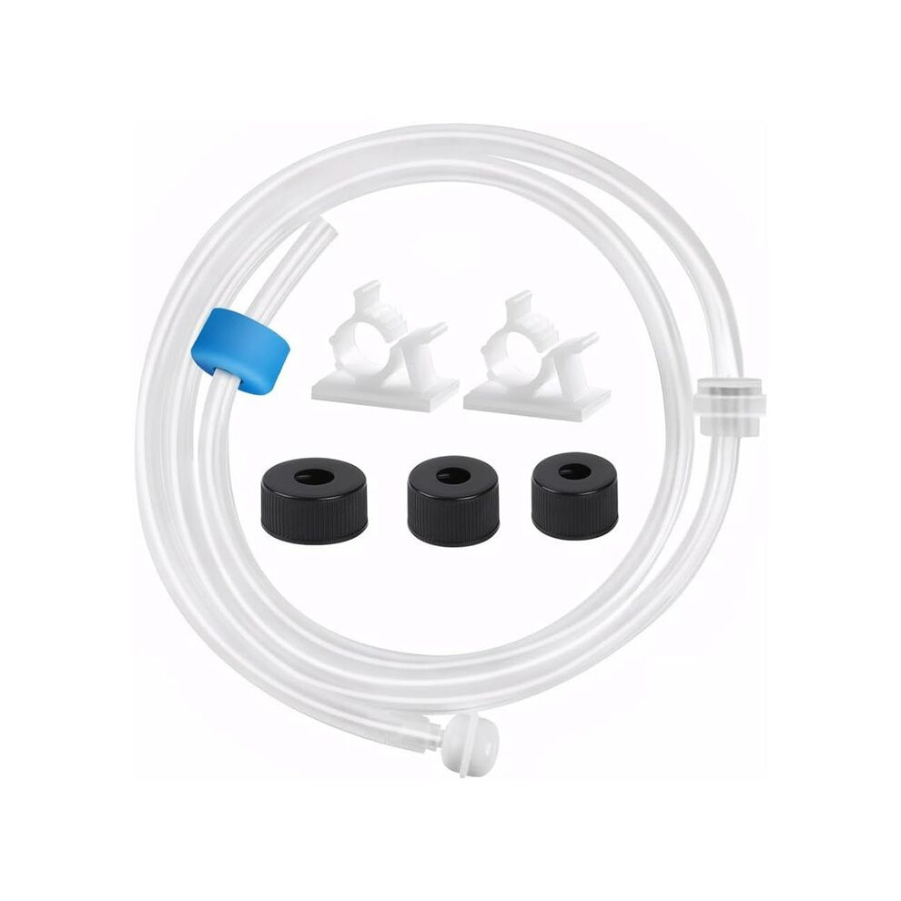 Soap Dispenser Extension Tube Kit For Kitchen Sink, 47Inch Under Sink Soap Dispenser Tube With Upgraded Check Valve 6032991934860
