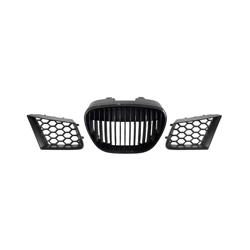 Car Front Central Badgeless Grill Grille For Ibiza Cordoba Typ 6L 2002-2009 6L0853654 9182921 4713344593003