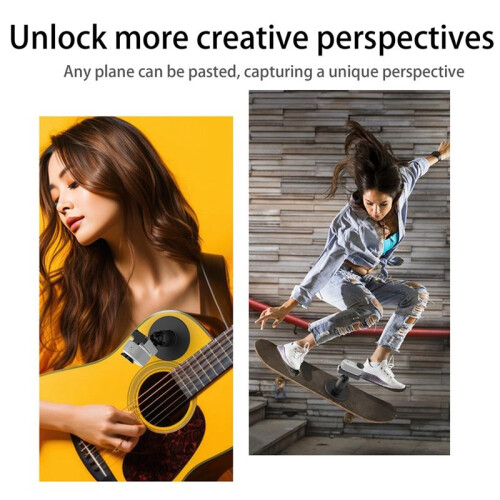 Pivot Stand for  GO 3 with Type C Interface, with 360 Rotating Action Camera Quick Release Accessories for VLOG 2