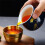 45ml Stainless Steel Sake Cup Double Layer  White Wine Cup for Tea Water Cups Industrial Style Kitchen Drinkware,B 6