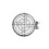 Outdoor  Level Slope Reading Mark Round Hat Clip  Position Mark-White 1