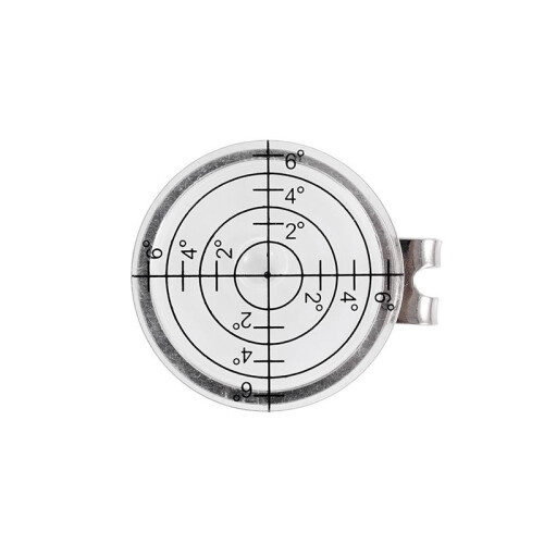 Outdoor  Level Slope Reading Mark Round Hat Clip  Position Mark-White