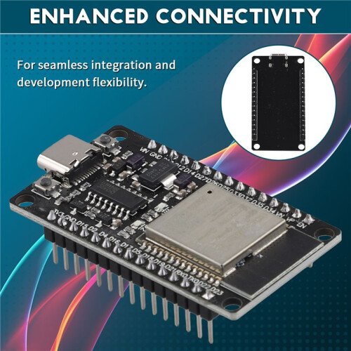 5 PCS ESP32 WROOM-32 Development Board Type-C CH340C Ultra-Low Power Consumption Dual Core Wireless Module 1