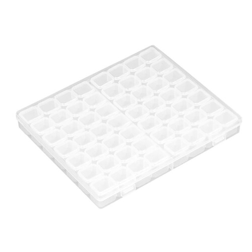 Nail Jewelry Plastic Transparent Storage Box Detachable.