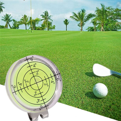 Outdoor  Level Slope Reading Mark Round Hat Clip  Position Mark-White 1