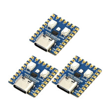 RP2040-Zero Microcontroller Development Board for Raspberry Pi RP2040 Dual-Core Cortex M0+ Processor 2MB Flash 3Pcs