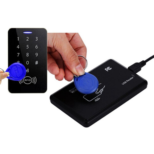 5Pcs EM4100 Read Only EM4100 125Khz Card Proximity Token Keyfobs Red 2