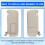 For  Auris  2007 - 2013 Car Interior Sun Visor with Mirror Sun Shade Left Driver Side Beige 4