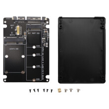 NGFF to  Serial Adapter MSATA to SATA3.0 Dual Purpose 2-In-1 Adapter Box Sub Internal and External Boards