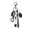 6-In-1 Multifunction Retractable  Pen Set Flashlight Foldable Scissors Ballpoint Pen Keychain Nurse Pens Black 1