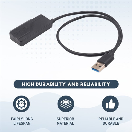Cabo USB 3.0 para  Cabo Adaptador  III para Usb 3.0 Suporte para Disco Rígido Externo HDD SSD de 3,5 2,5 Polegadas Até 6 Gbps 1
