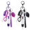 6-In-1 Multifunction Retractable  Pen Set Flashlight Foldable Scissors Ballpoint Pen Keychain Nurse Pens Black 2