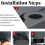 Lifting Jack Pads for  Model 3/S/X/Y, 4 Discs with Storage Box,Chassis Jack Rubber Pad 4