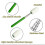 2Pieces Telescoping Sponge  Stick Pottery Sculpture Sponge Holder Ceramic Throwing Stick Pottery Trimming Tools 6