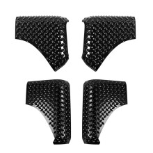 4 Peças/Conjunto de Capa Protetora de Ângulo de Porta Traseira Dianteira para Jimny JB64 JB74 2019-2023 Capa de Canto Externo