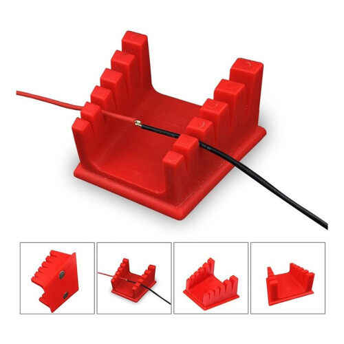 Welding Workbench Magnetic Gasket Bench ABS Wire Fixture Bracket Welding Table Clamp Fixed Clamp for Thick Black 2