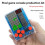 Kit de Produção de Console de Jogo de Pixel Retro Clássico Console de Jogo Diy Kit de Treinamento de Solda Eletrônica,B 1