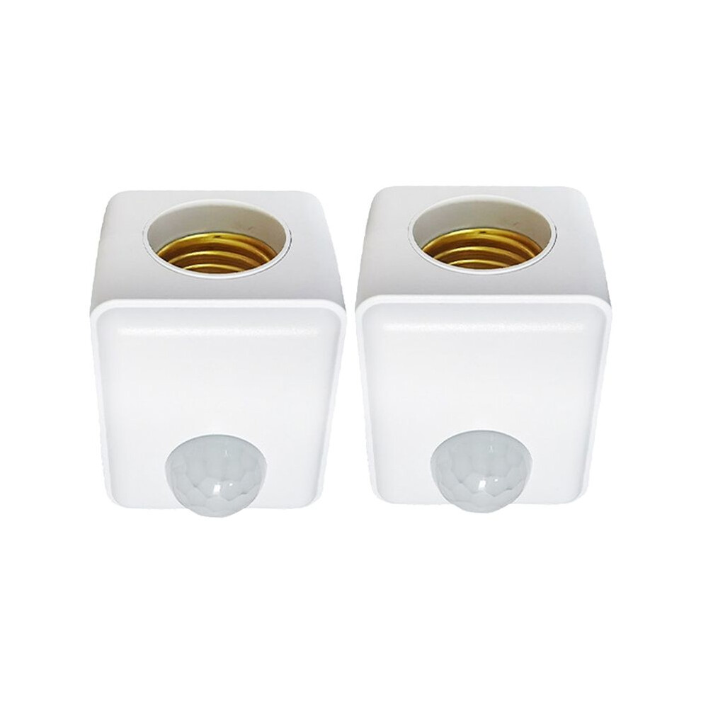 Motion Sensor Light Socket E27 Motion Detector Lamp Holder Socket Automatic Human Infrared Sensor Lamp Holder Eu Plug 6031804969327